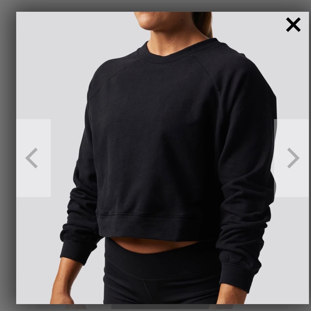 Born Primitive - Unmatched crop crew sweatshirt.
